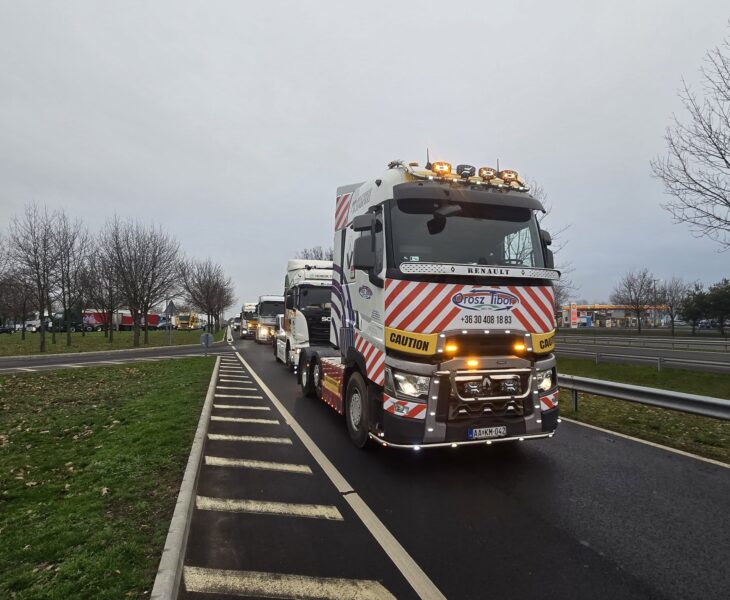 Kamionos tüntetés Budapest felé – a JMBSZ szolidaritást vállal a fuvarozókkal