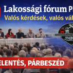 Lakossági fórum Pilisen – Tamások asztala, JMBSZ, valós kérdések és valós válaszok