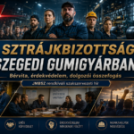 BRÉKING JMBSZ rendkívüli szakszervezeti hír: sztrájkbizottság alakult a szegedi gumigyárban, dolgozói összefogással és érdekvédelmi fellépéssel.