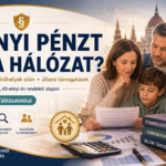 Tájékoztató kép a gyermekvédelmi hálózatok 2026-os állami támogatásairól, gyermekek és férőhelyek után járó finanszírozásról.