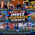 Keddi Dzsembusz Hírmix 2026. július 21-én JMBSZ szemmel, államfői ügyekkel, közmédia-változásokkal, IKEA-KASZ bértárgyalással, Temu-kompenzációval, aszálytámogatással, közlekedésbiztonsággal, viharkárokkal, vb-biztonsággal és Nemzetek Ligája hírekkel.