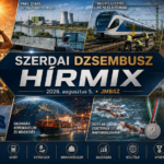 Szerdai JMBSZ Dzsembusz Hírmix 2026. augusztus 5-én, hőségriadóval, 40 fokos kánikulával, paksi energiahelyzettel, vasútfejlesztéssel, vényköteles gyógyszerek áfamentességével, akkugyárak ellenőrzésével, külpolitikai és gazdasági hírekkel, valamint magyar nyíltvízi úszó ezüstérmekkel.