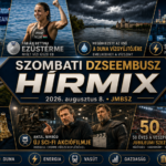 Szombati JMBSZ Dzsembusz Hírmix 2026. augusztus 8-án, Betlehem Dávid aranyérmével, Fábián Bettina ezüstérmével, Duna-vízgyűjtőre érkező esővel, stabil energiaellátással, Budapest–Lajosmizse vasútfejlesztéssel, inflációs adattal, honfoglaláskori leletekkel, Antal Nimród új filmjével és a Veszprém kézilabdaklub jubileumi szezonjával.