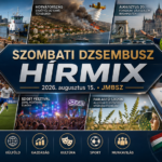 Szombati JMBSZ Dzsembusz Hírmix 2026. augusztus 15-én, paksi dunai vízügyi munkákkal, horvátországi erdőtűzzel, augusztus 20-i budapesti forgalomkorlátozásokkal, uniós fejlesztési forrásokkal, Sziget Fesztivállal, parlagfűszezonnal és sporthírekkel.