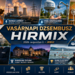 Vasárnapi JMBSZ Dzsembusz Hírmix 2026. augusztus 2-án, hőségriadóval, erős UV-B sugárzással, energiahelyzettel, stabil ivóvízellátással, óvodai és bölcsődei hőségintézkedésekkel, közmédia-üggyel, kutatói bérrendezéssel, Magyarok kenyerével, Teleki-kastéllyal és Balaton-átúszással.