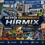 Hétfői JMBSZ Dzsembusz Hírmix 2026. szeptember 7-én pedagógusképzési átalakítással, paksi védműépítéssel, Hercegszántó–Béreg határátkelő-fejlesztéssel, budapesti félmaratonnal, agrárárakkal, FTC–Újpest rangadóval és a hét közepére érkező hidegfronttal.