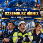 Pénteki Dzsembusz Hírmix 2026. szeptember 25. – gazdaság, euró, akkumulátoripar, ENSZ, vatikáni hírek, sajtó, sport és munkavállalói biztonság.