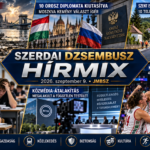 JMBSZ Dzsembusz Hírmix 2026. szeptember 10-re, 16:9 arányú hírgrafika magyarországi és nemzetközi közéleti, gazdasági, közlekedési és sporttémákkal.